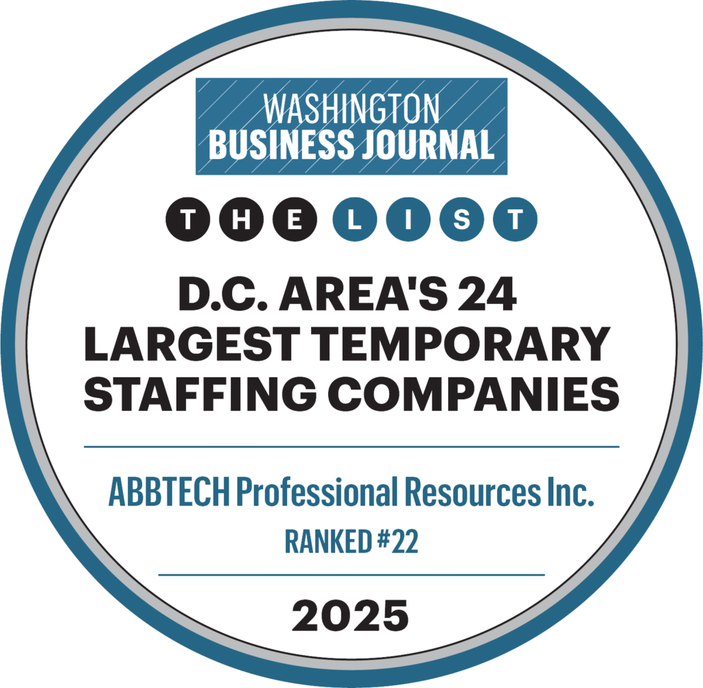 2025 Washington Business Journal&rsquo;s Book of Lists &ndash; D.C. Area&rsquo;s 24 Largest Temporary Staffing Companies
